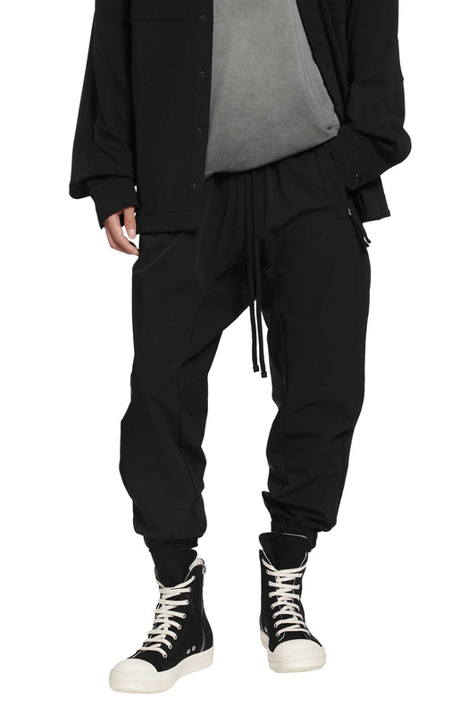 Stretch Nylon Jersey Track Pants