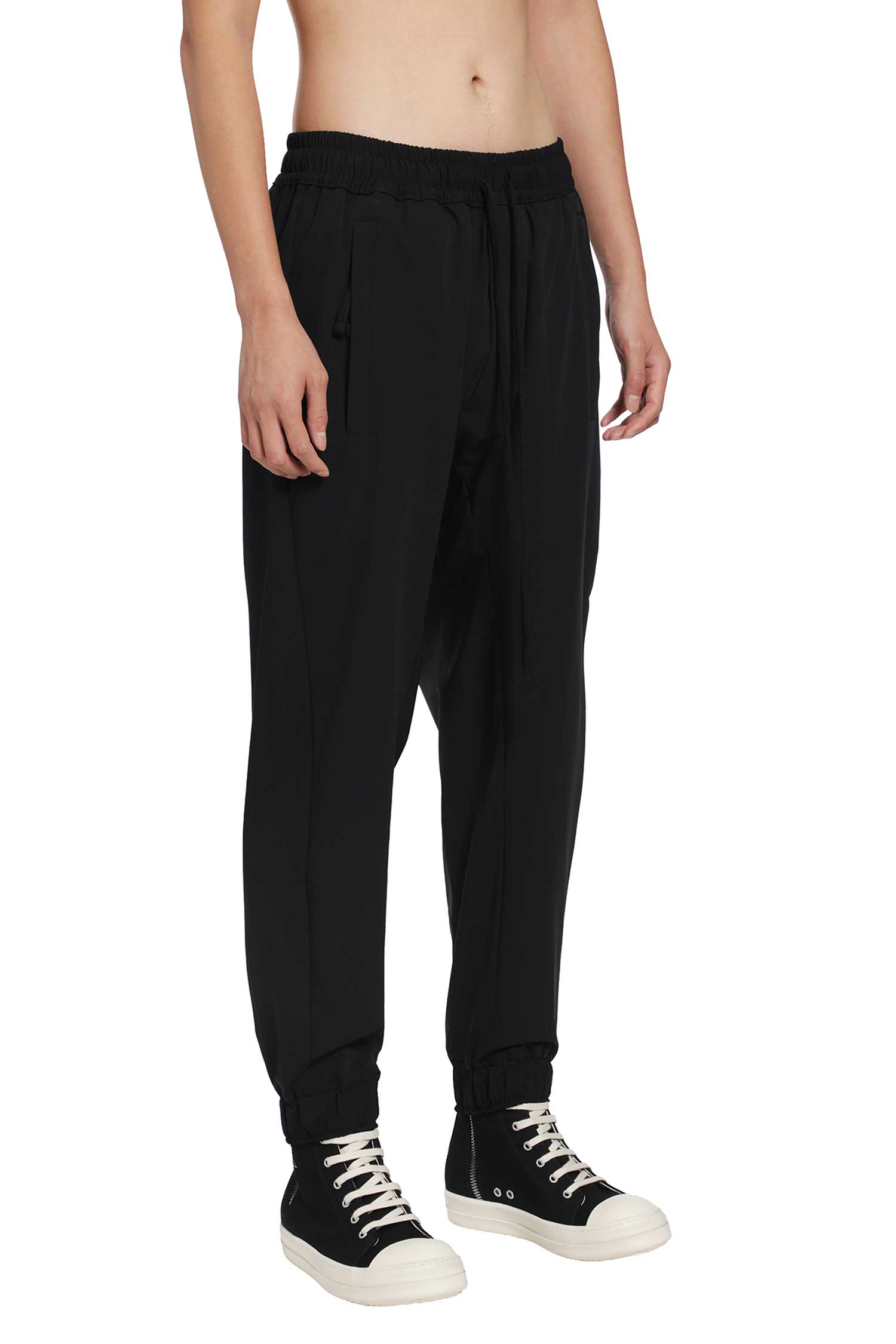 Stretch Nylon Jersey Track Pants