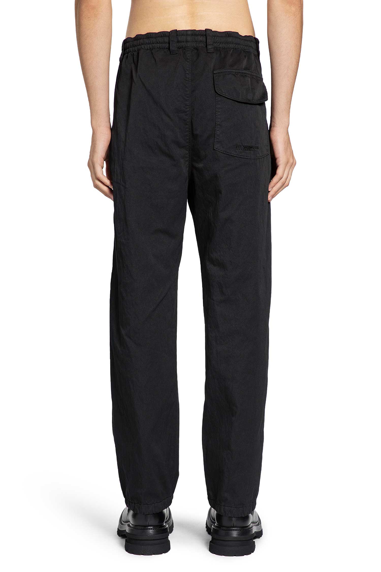 MASSIMO OSTI MAN BLACK TROUSERS
