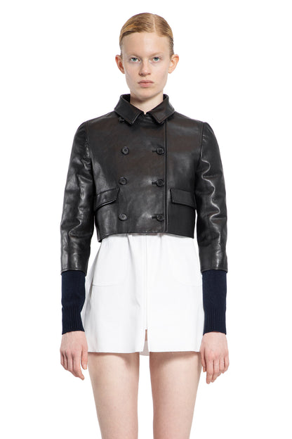 Antonioli MIU MIU WOMAN BLACK JACKETS