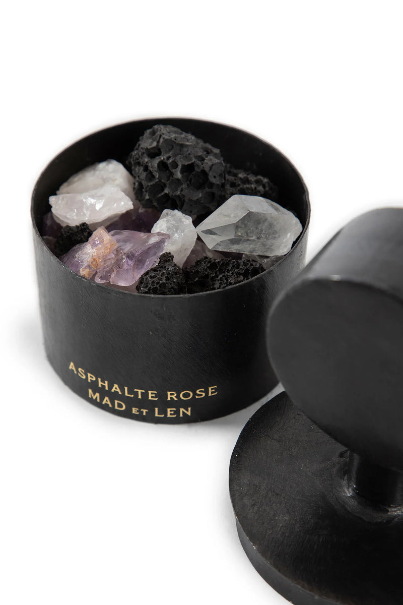 Mini Pot Pourri Totem Circle Lava Green Asphalte Rose - Antonioli.eu