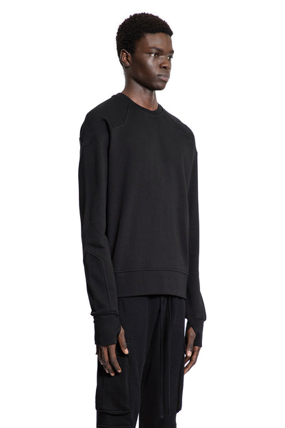 THOM KROM MAN BLACK SWEATSHIRTS