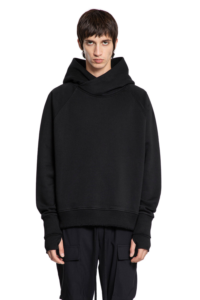 Cotton Jersey Wrap Hoodie