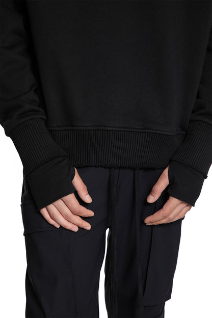 Cotton Jersey Wrap Hoodie