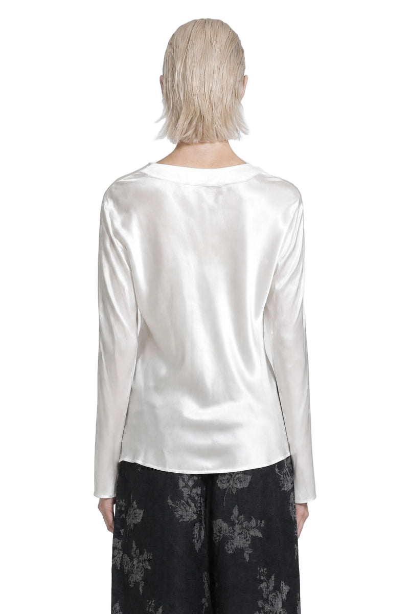 MACRO'SENSES Floral Silk Top woman