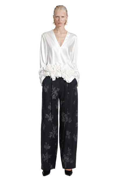 Floral Silk Top