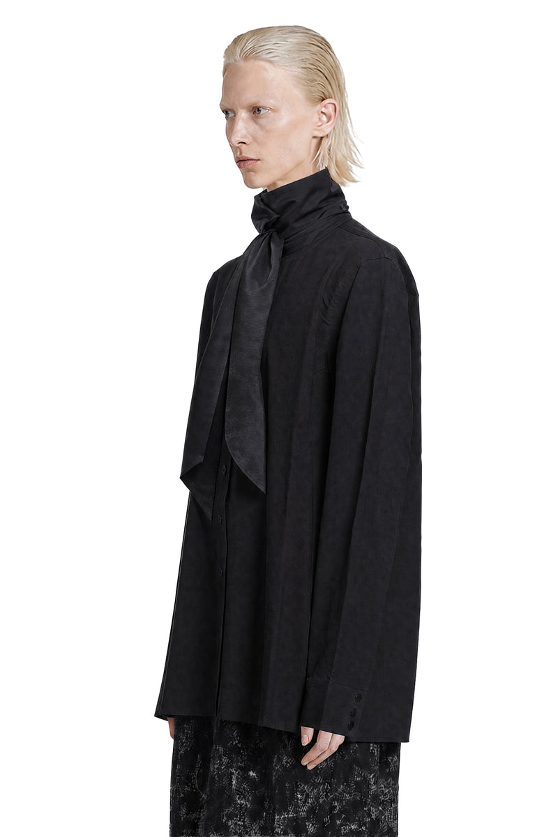 MACRO'SENSES Silk Scarf Shirt woman