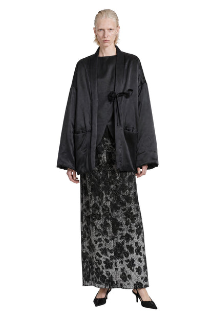Floral Silk Kimono Jacket