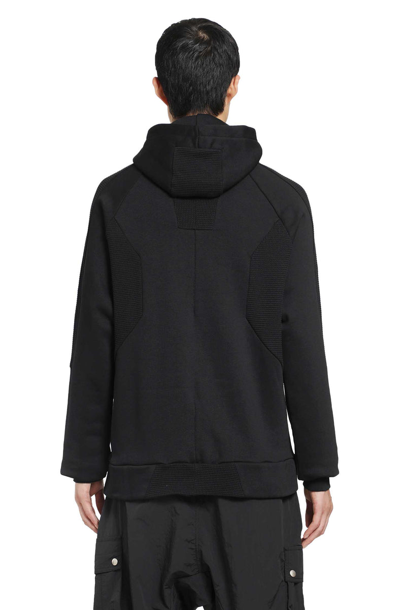 THOM KROM Hooded Zip-Up Sweatshirt man
