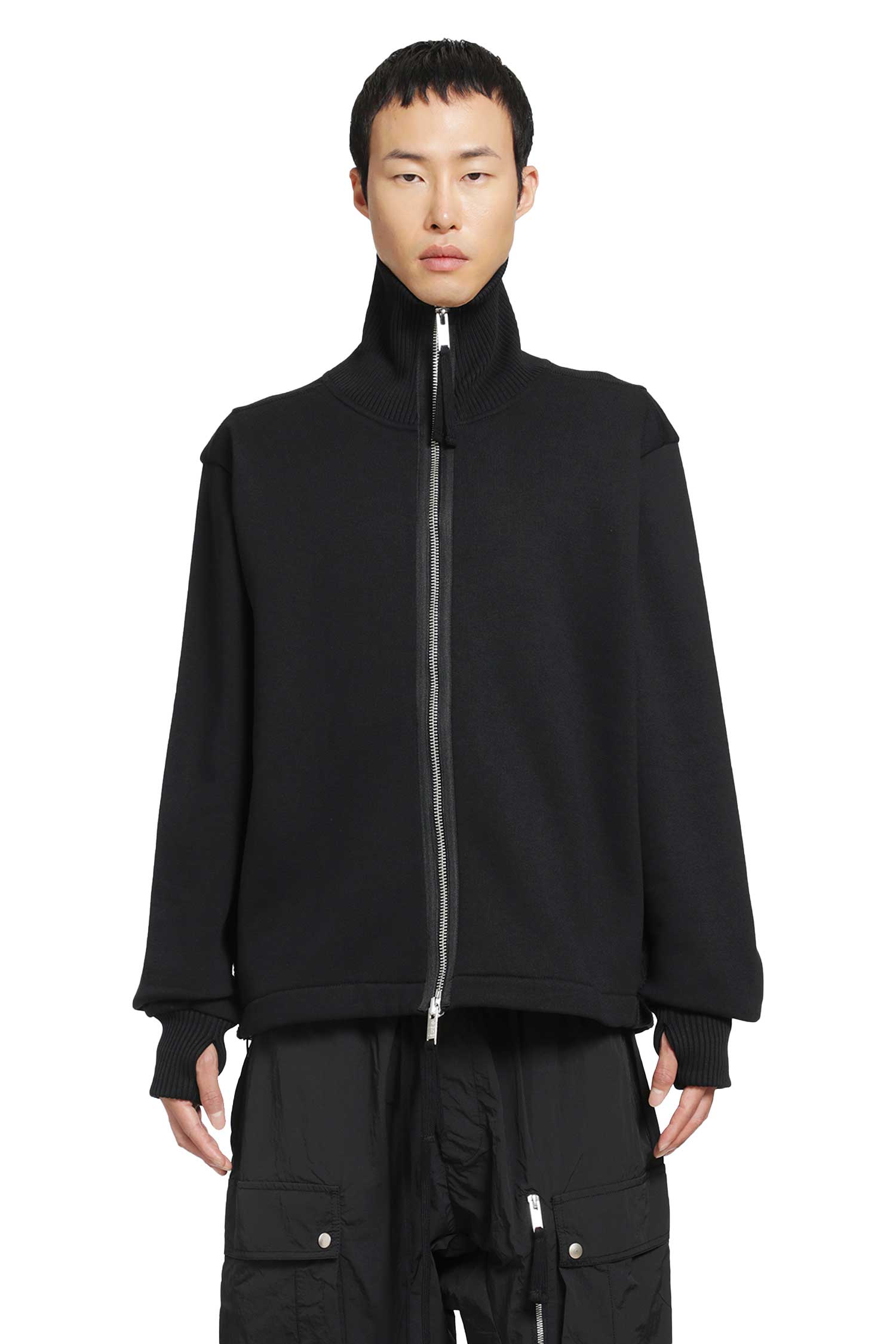 Oversized High Neck Sweatshirt
