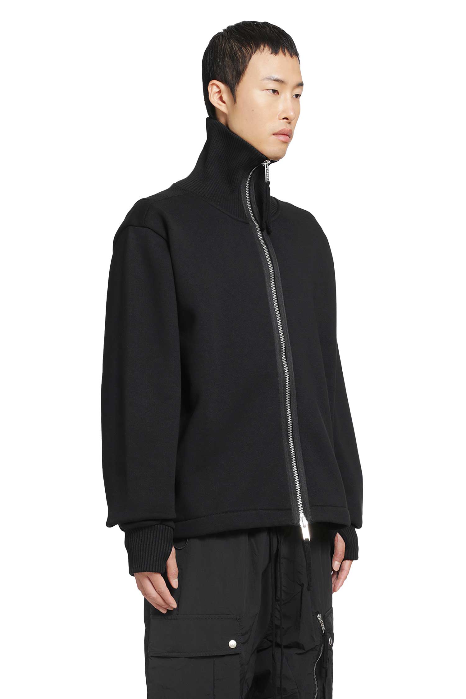 THOM KROM Oversized High Neck Sweatshirt man