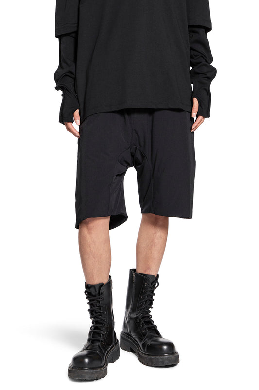 THOM KROM MAN BLACK SHORTS & SKIRTS