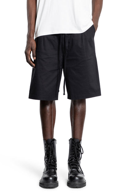 THOM KROM MAN BLACK SHORTS & SKIRTS