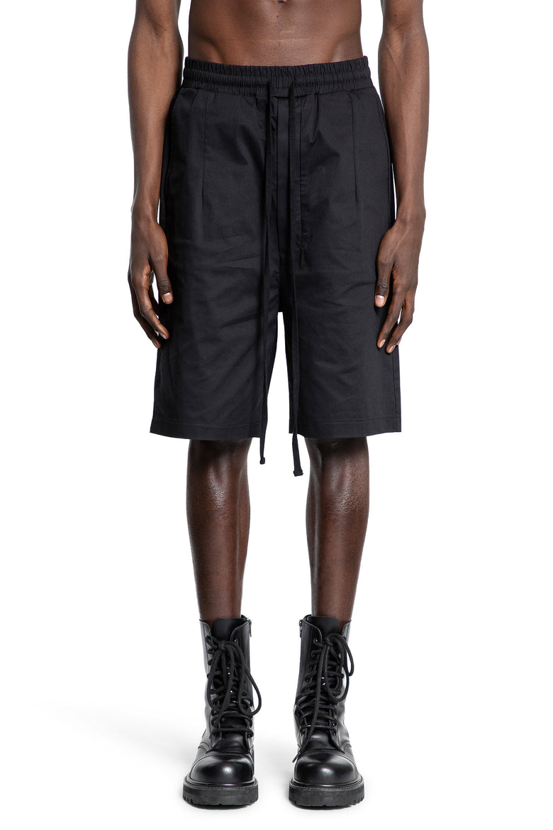 THOM KROM MAN BLACK SHORTS & SKIRTS