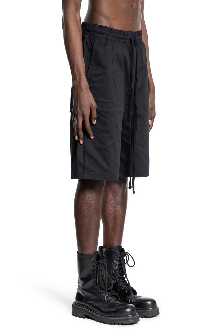 THOM KROM MAN BLACK SHORTS & SKIRTS