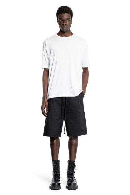 THOM KROM MAN BLACK SHORTS & SKIRTS