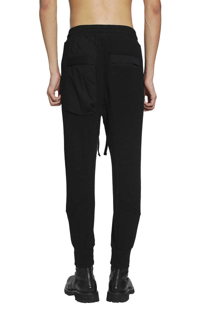 Spliced Cotton Sweatpants
