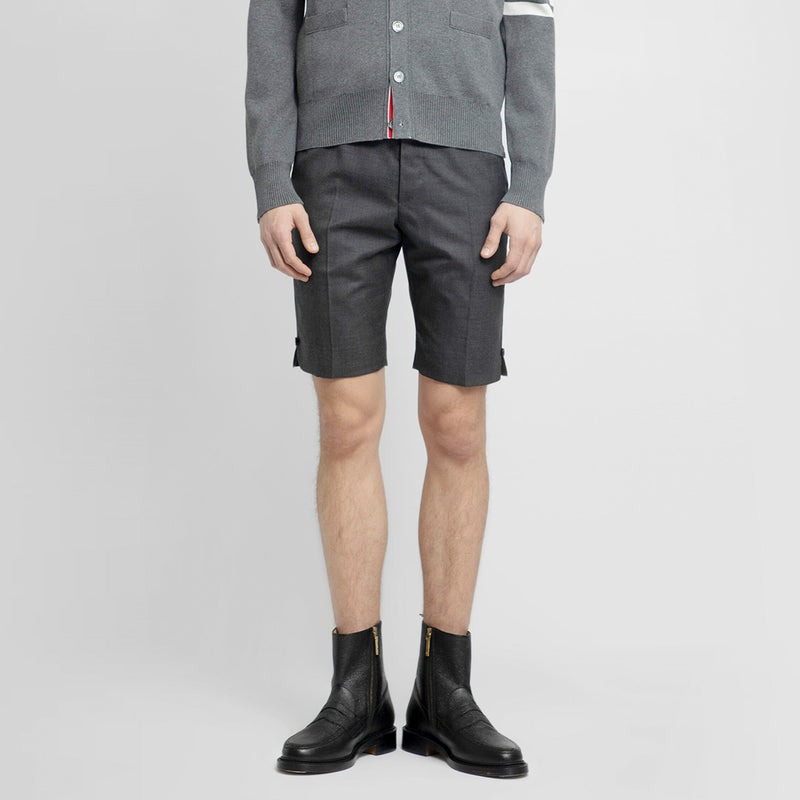 THOM BROWNE THOM BROWNE MAN GREY SHORTS & SKIRTS man