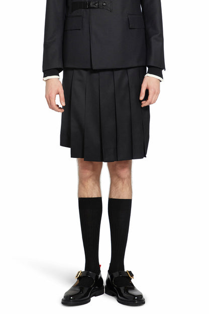 Antonioli THOM BROWNE MAN BLACK SHORTS & SKIRTS