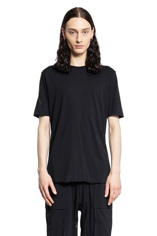 THOM KROM MAN BLACK T-SHIRTS & TANK TOPS