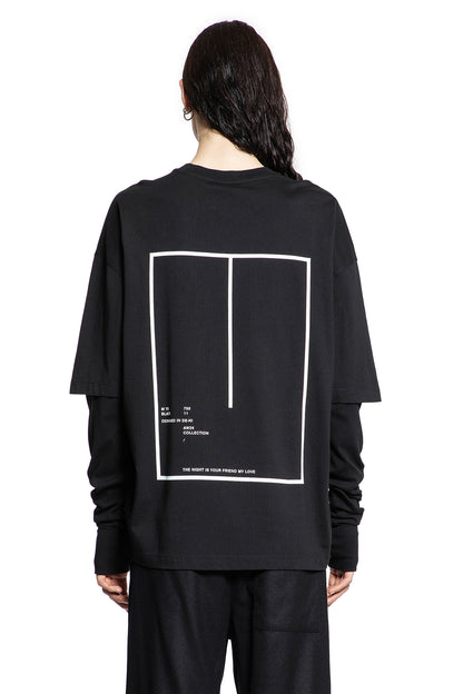 THOM KROM MAN BLACK SWEATSHIRTS