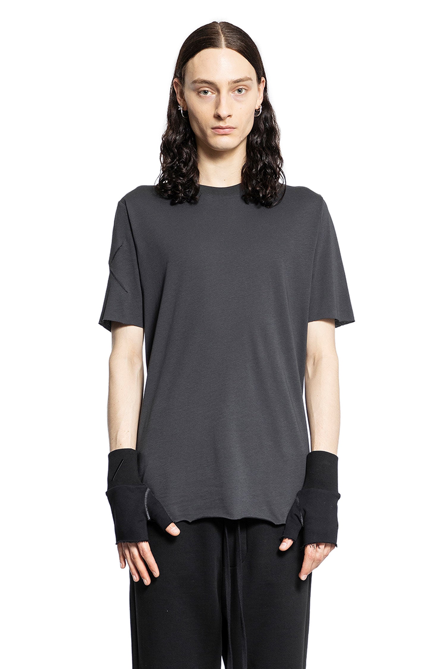 THOM KROM MAN GREY T-SHIRTS & TANK TOPS