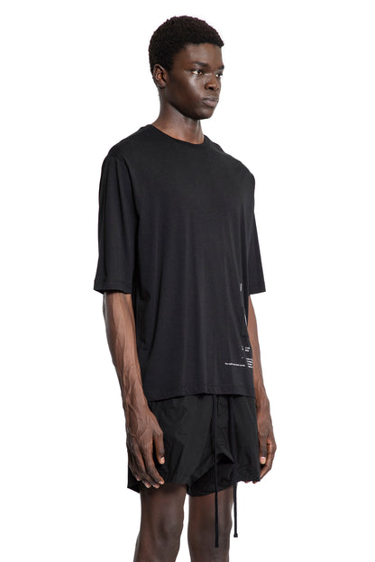 THOM KROM MAN BLACK T-SHIRTS & TANK TOPS