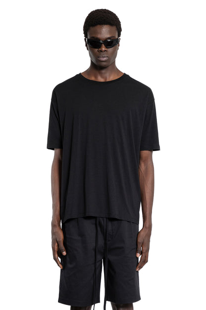 THOM KROM MAN BLACK T-SHIRTS & TANK TOPS