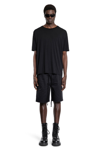 THOM KROM MAN BLACK T-SHIRTS & TANK TOPS