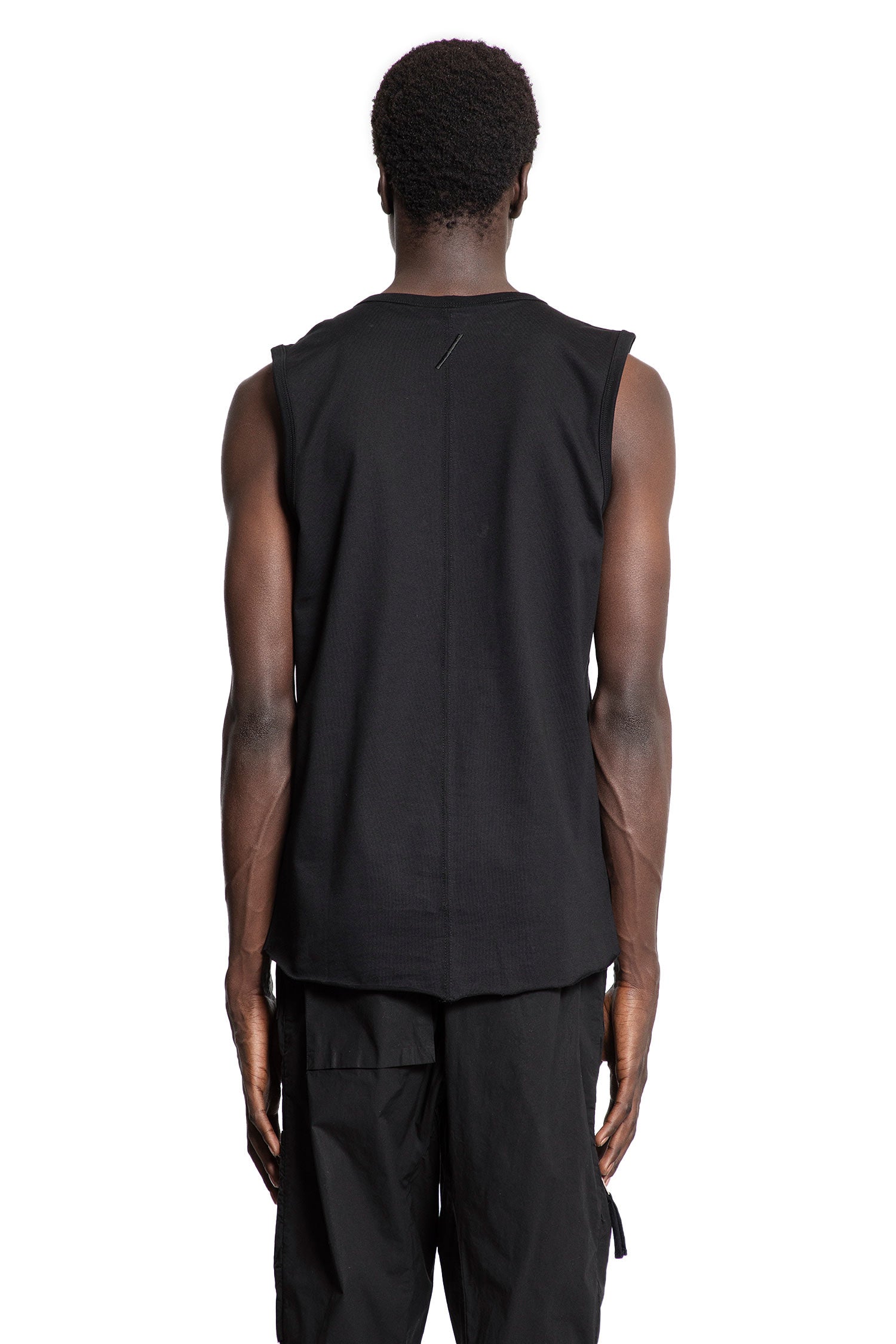 THOM KROM MAN BLACK T-SHIRTS & TANK TOPS