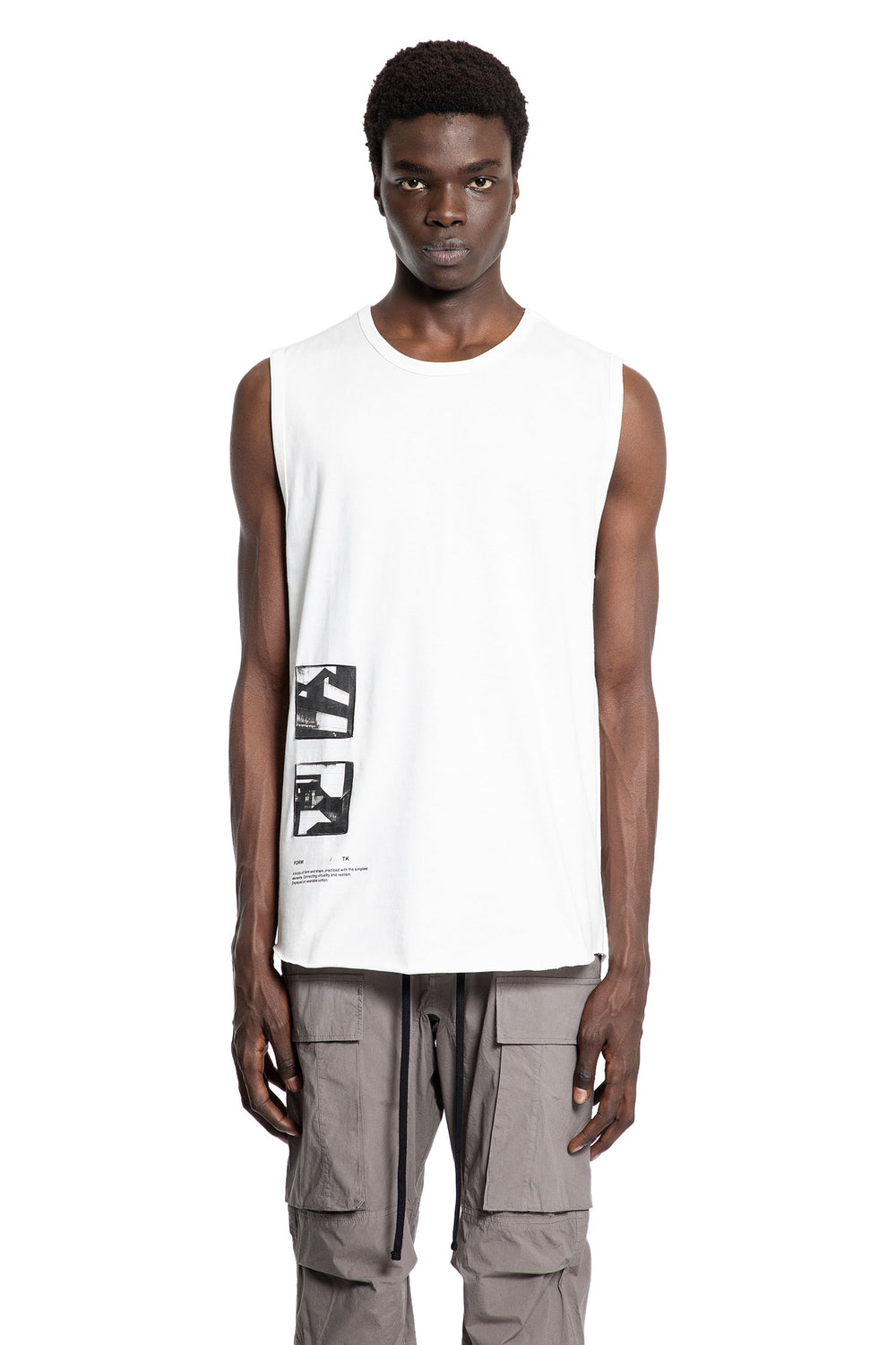 THOM KROM MAN WHITE T-SHIRTS & TANK TOPS