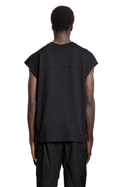 THOM KROM MAN BLACK T-SHIRTS & TANK TOPS