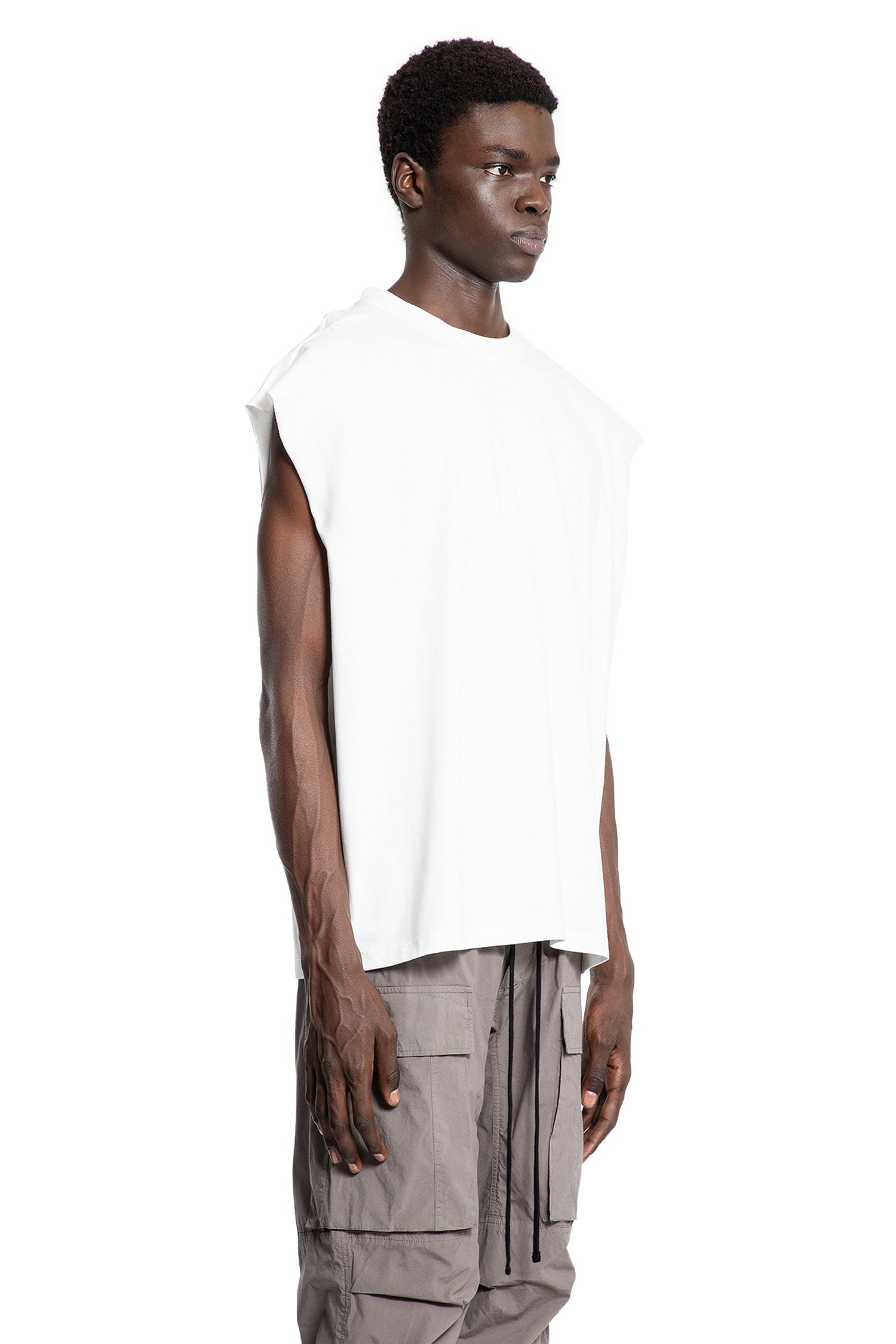 THOM KROM MAN WHITE T-SHIRTS & TANK TOPS