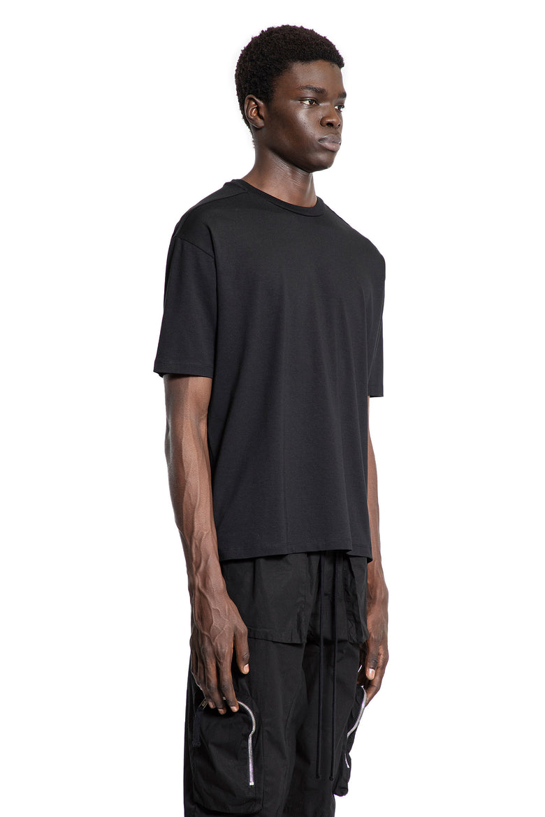 THOM KROM MAN BLACK T-SHIRTS & TANK TOPS