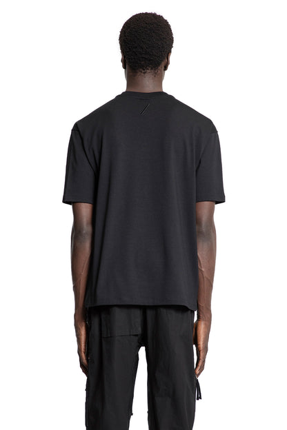 THOM KROM MAN BLACK T-SHIRTS & TANK TOPS