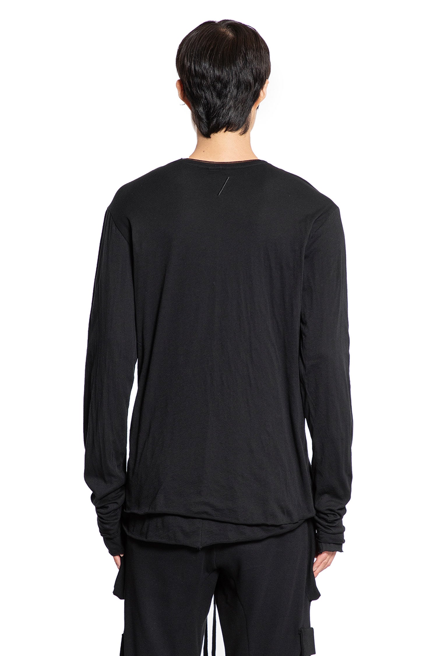 Cotton Jersey Long Sleeve T-Shirt