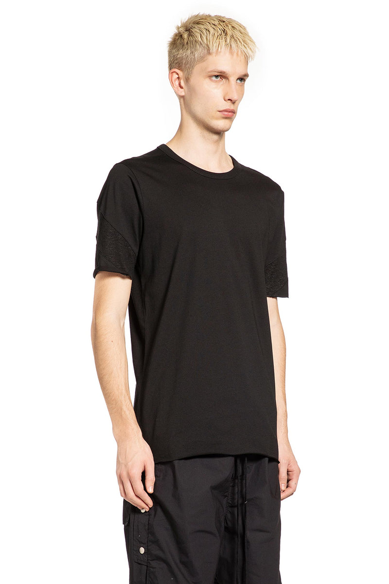 Spliced Cotton Jersey T-Shirt