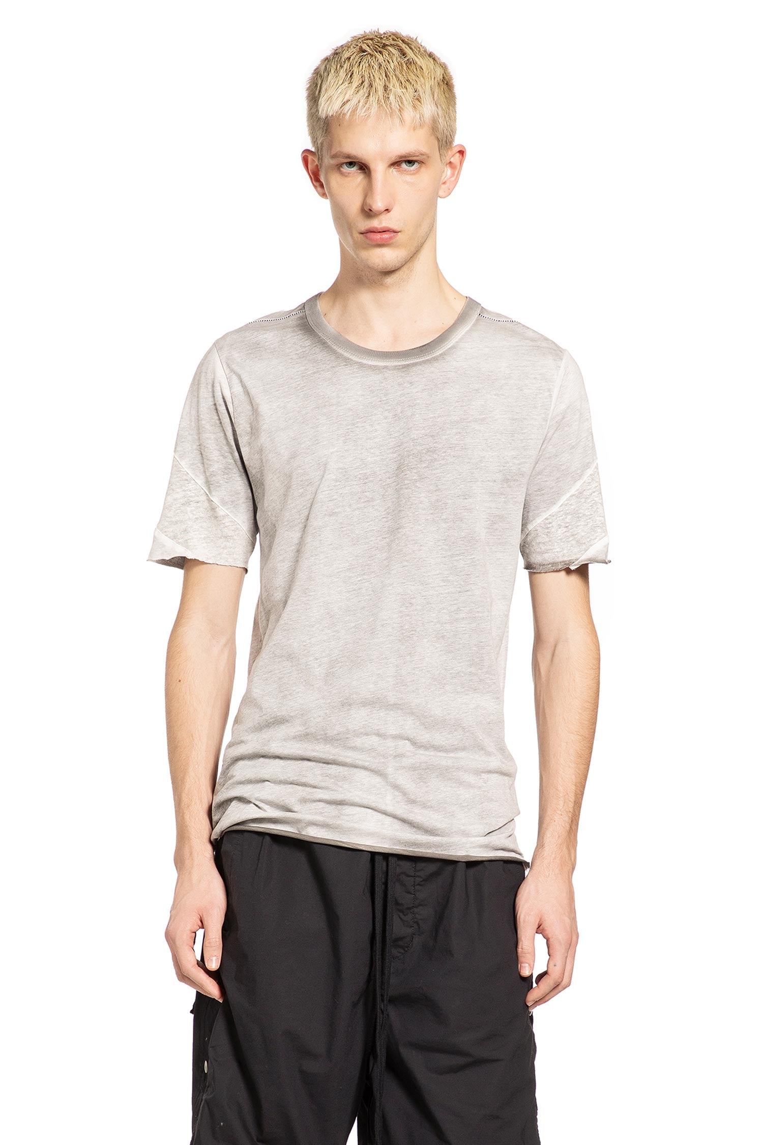 Spliced Cotton T-Shirt