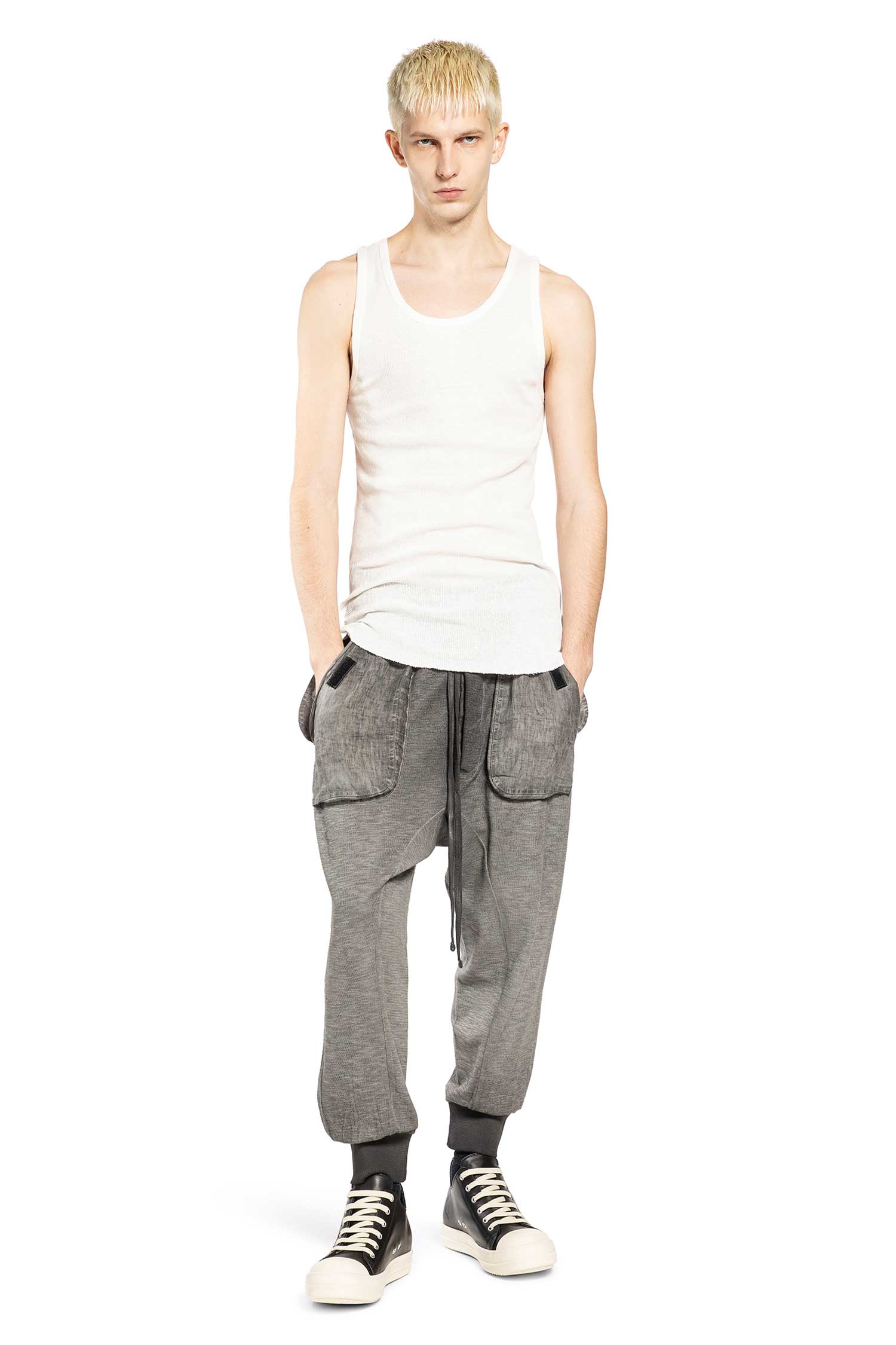 Cotton Linen Rib Tank Top