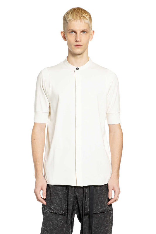 Stand Collar Short Sleeve Shirt