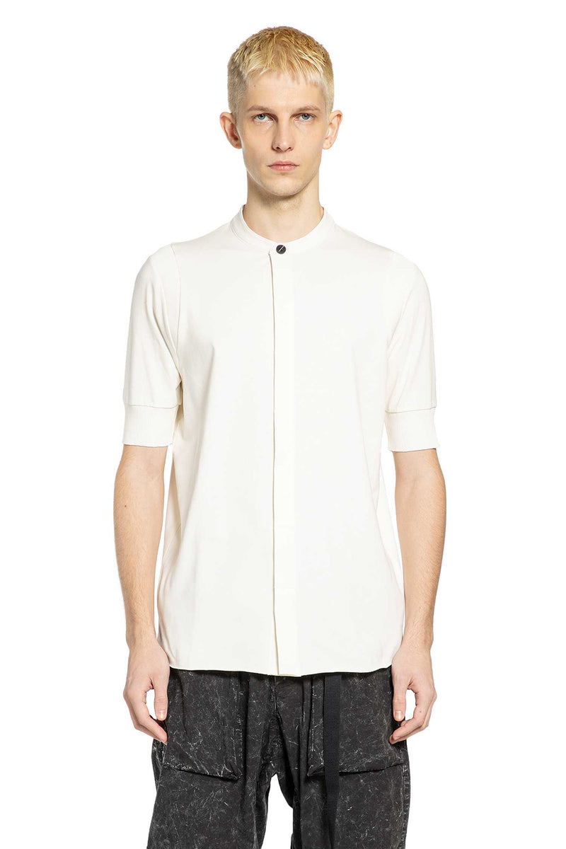 Stand Collar Short Sleeve Shirt