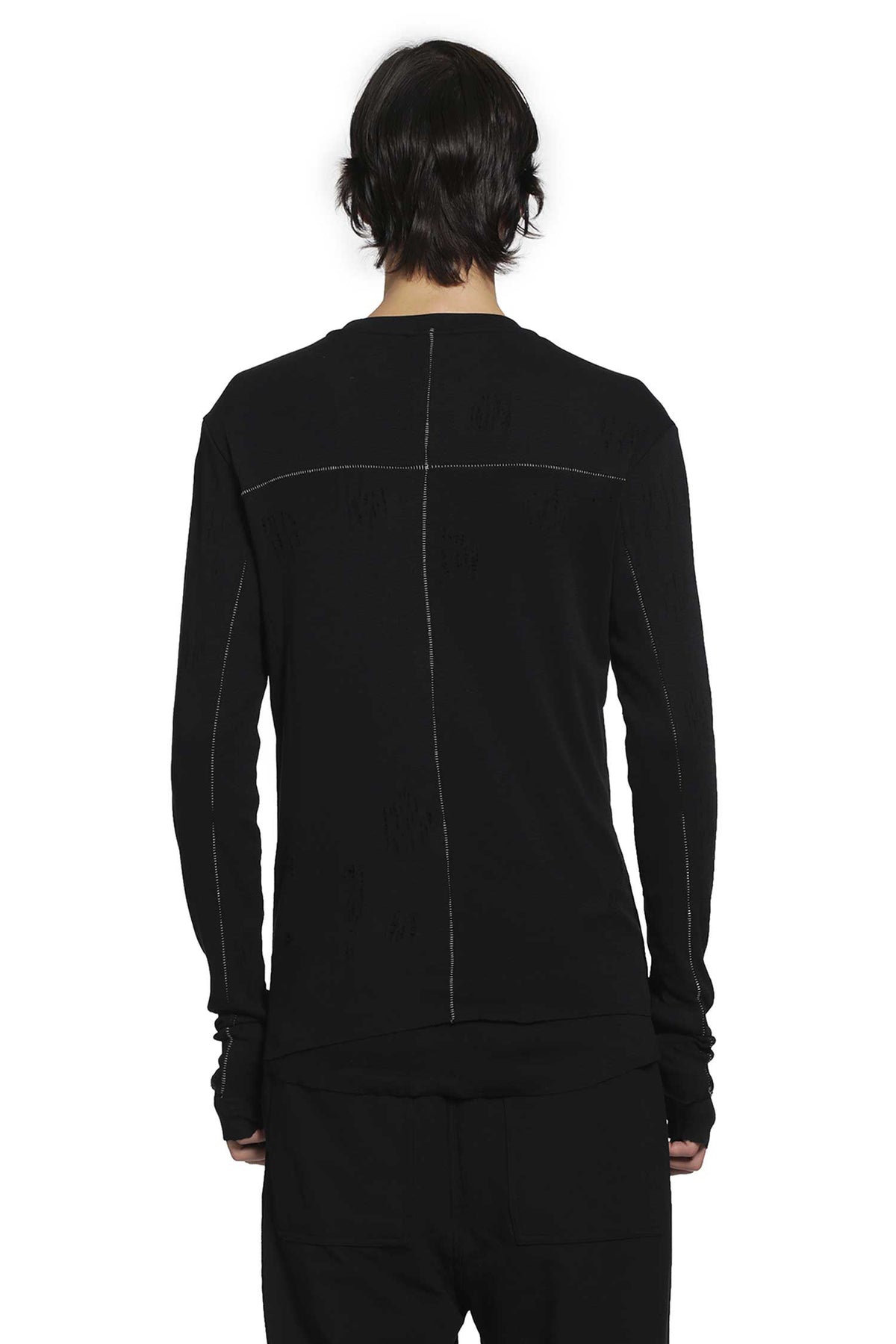 THOM KROM Cotton Modal Long Sleeve Jersey man