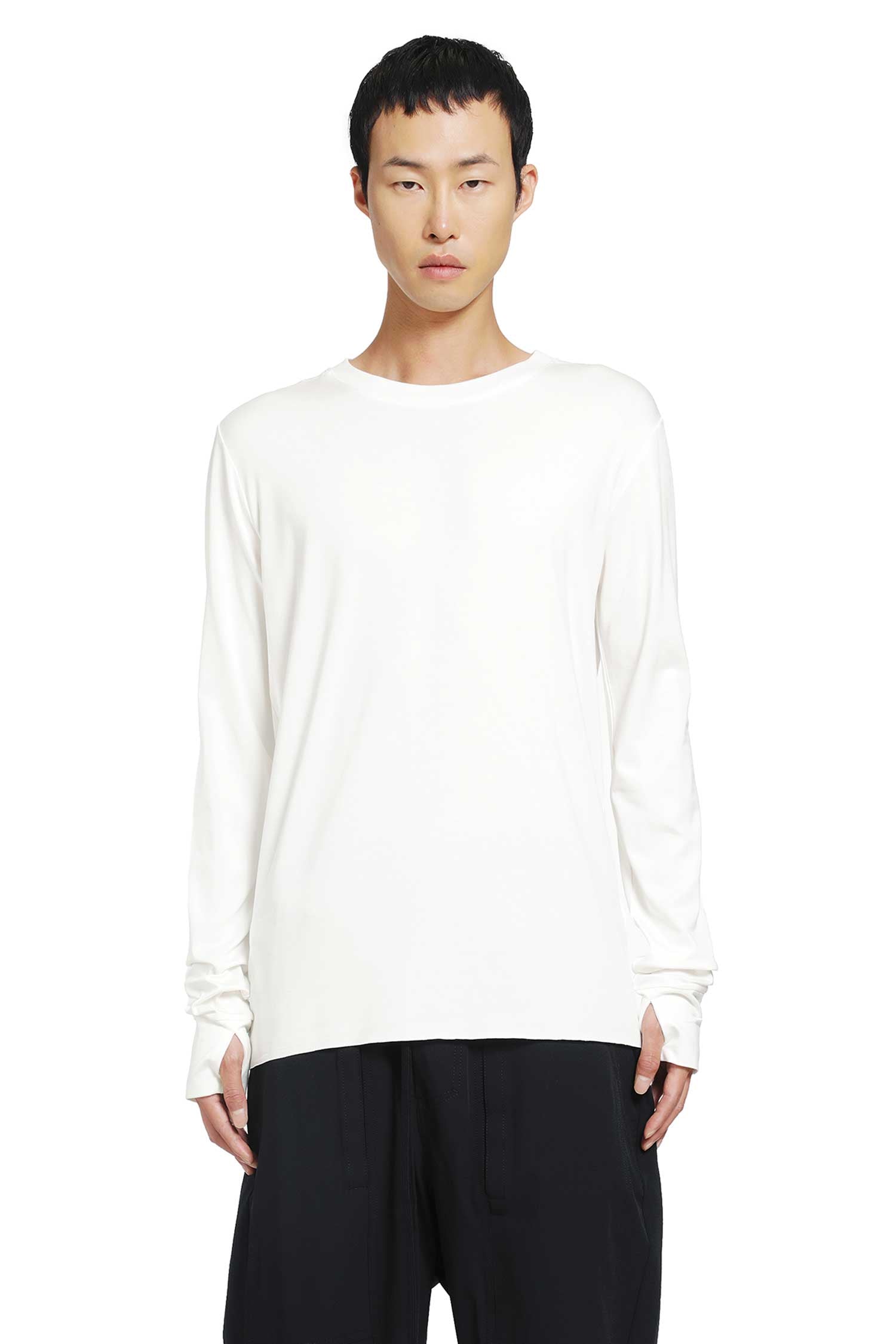 Stretch Viscose Long Sleeve T-Shirt