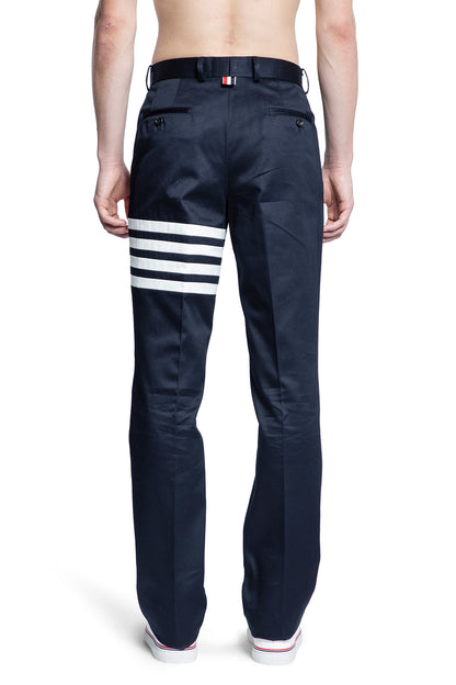 THOM BROWNE MAN BLACK TROUSERS