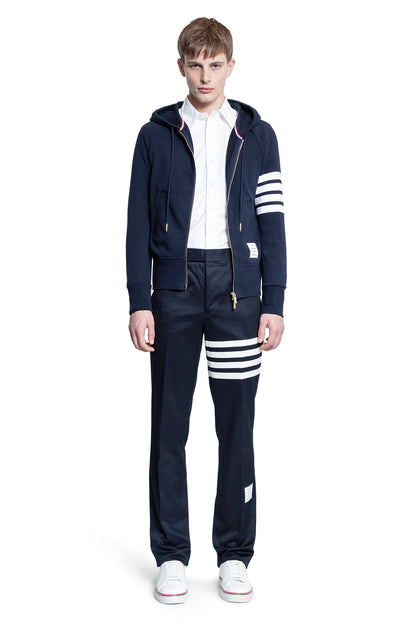 THOM BROWNE MAN BLACK TROUSERS