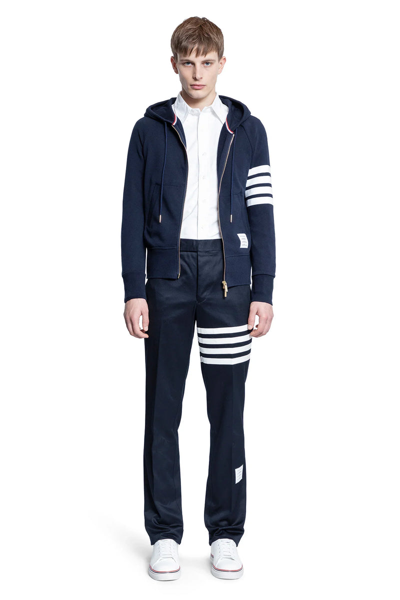 THOM BROWNE 4 Bar Unconstructed Chino Trousers man
