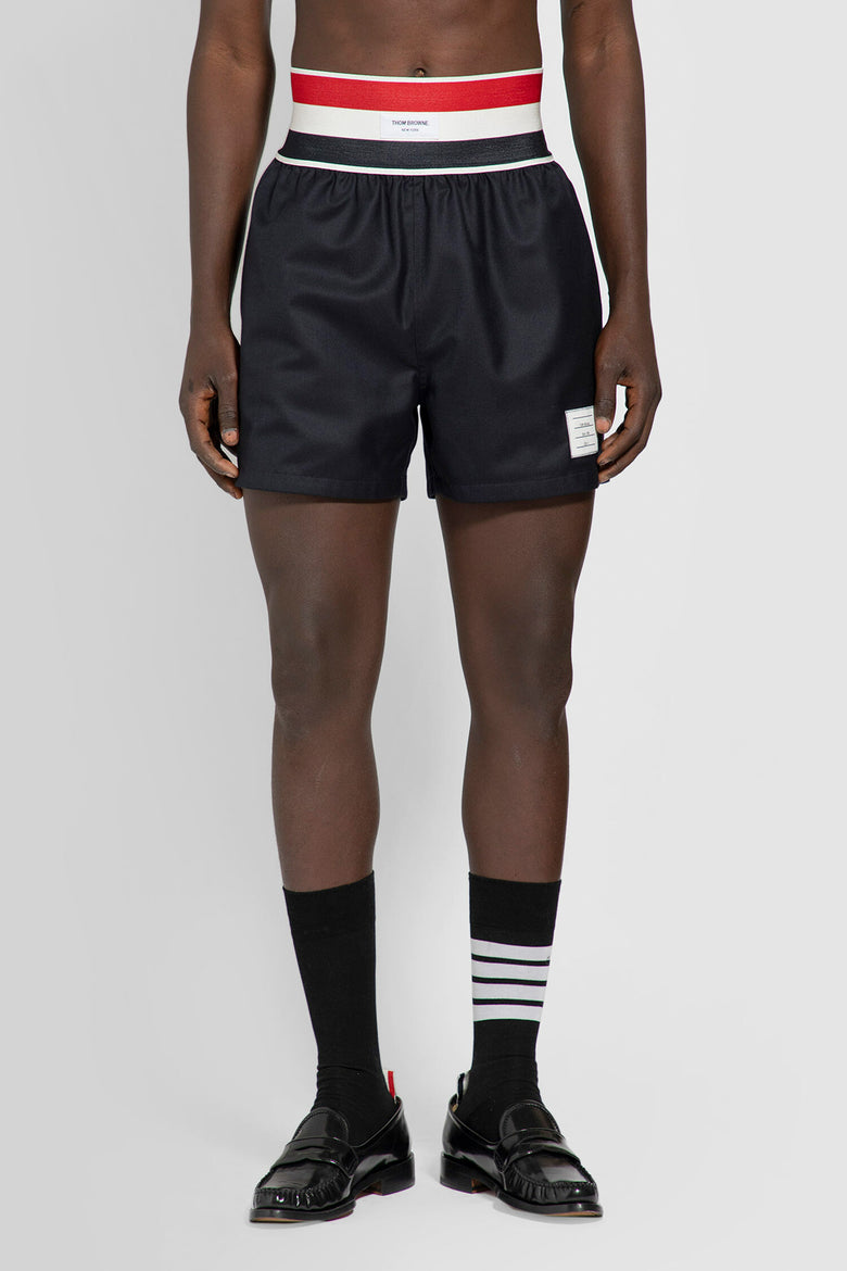 THOM BROWNE MAN BLUE SHORTS & SKIRTS