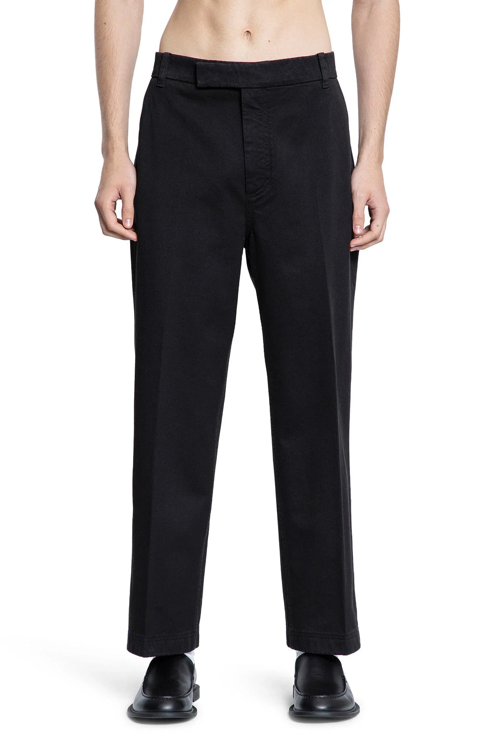 THOM BROWNE MAN BLACK TROUSERS - Antonioli.eu