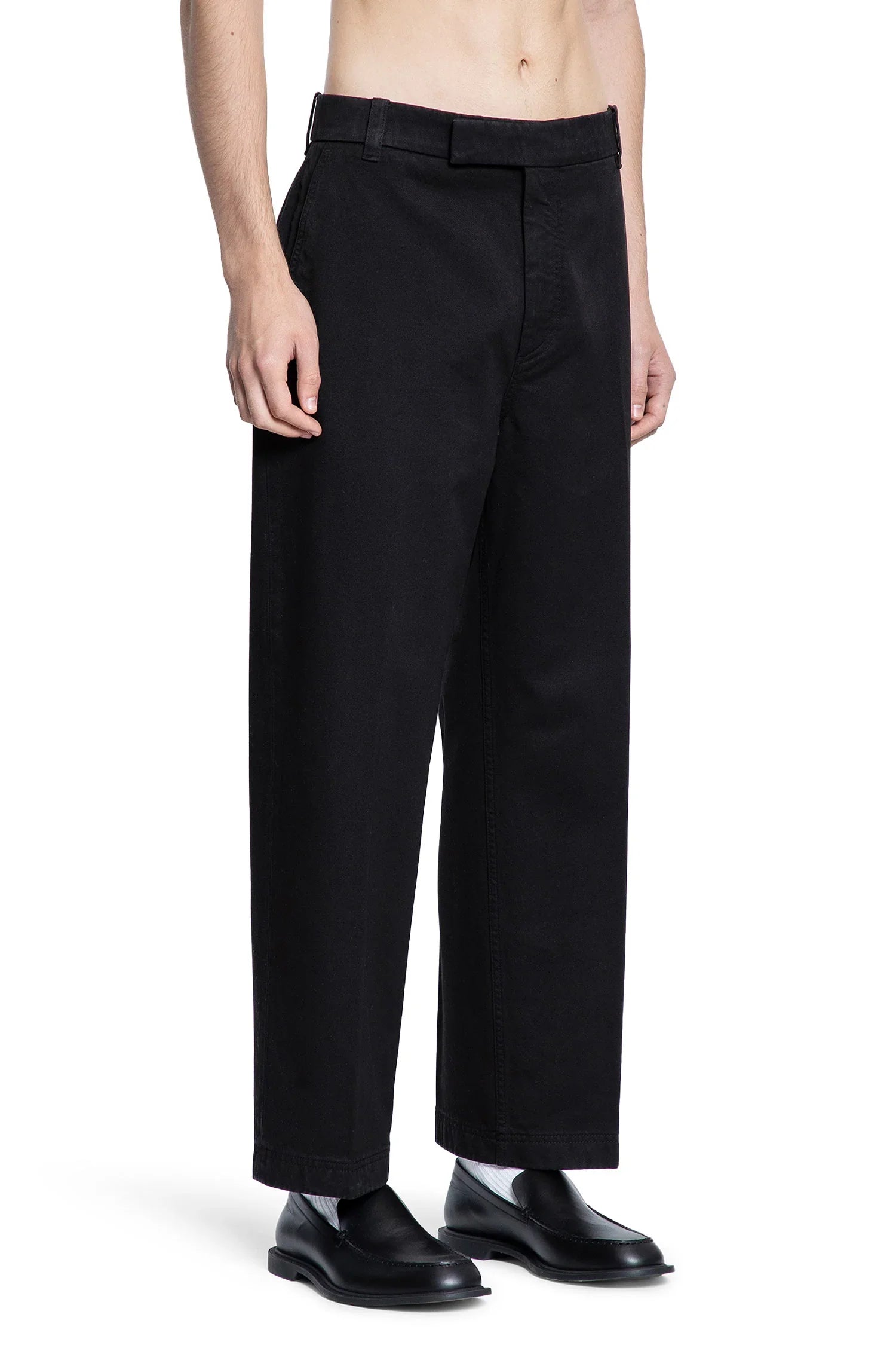 THOM BROWNE MAN BLACK TROUSERS - Antonioli.eu