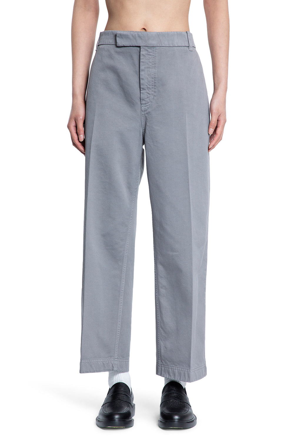 THOM BROWNE MAN GREY TROUSERS - Antonioli.eu